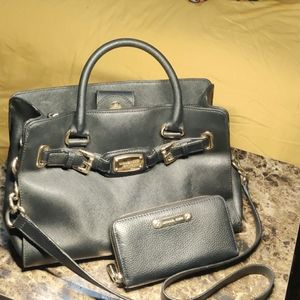 Michael Kors purse and wallet bundle